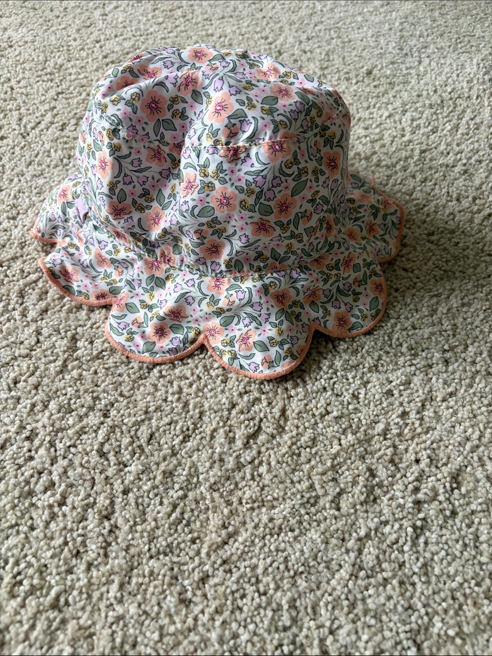 Girls' Floral Sun Hat - Pink